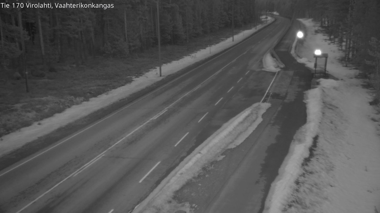 Weather Camera Image Väg 170 Vederlax, Vaahterikonkangas, Virolahti, Kymenlaakso