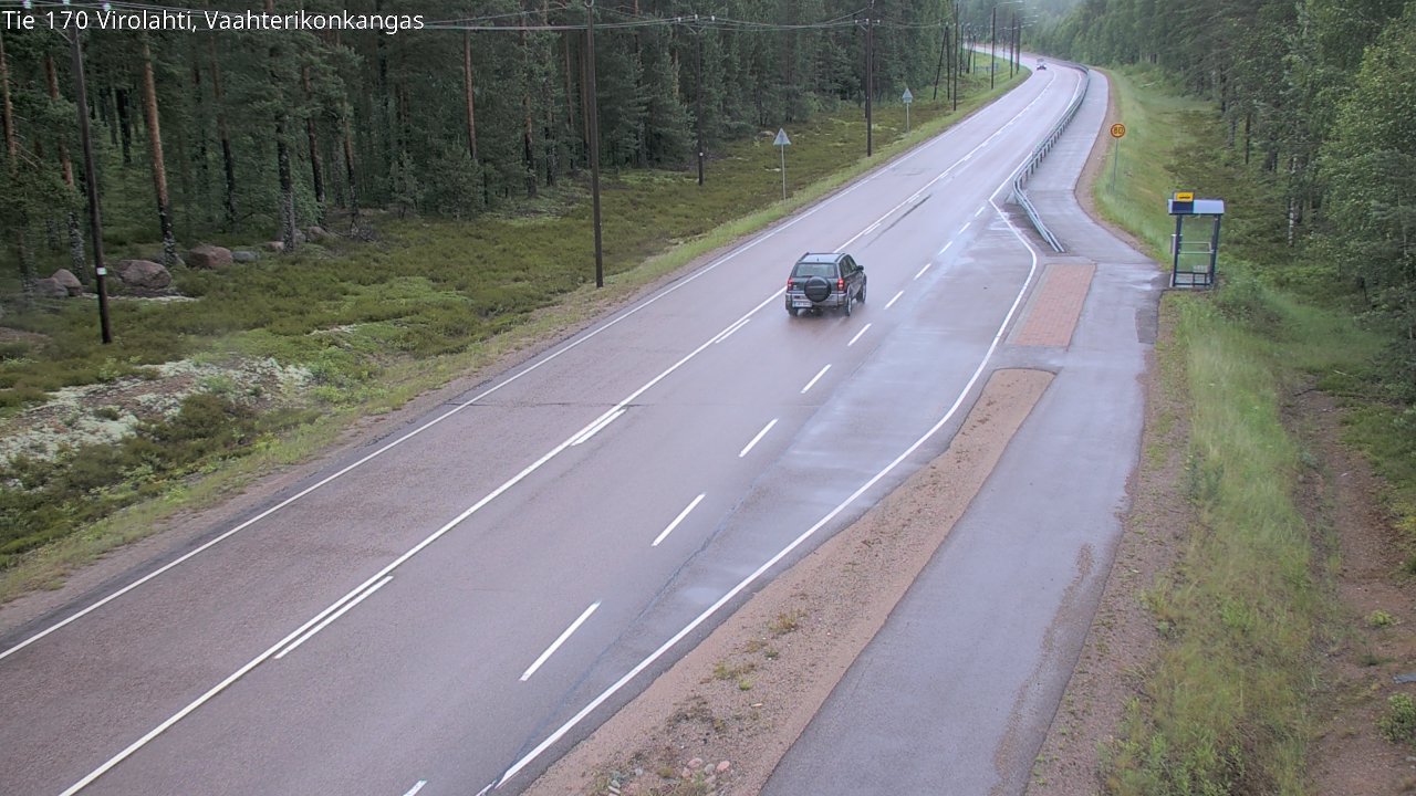Weather Camera Image Väg 170 Vederlax, Vaahterikonkangas, Virolahti, Kymenlaakso
