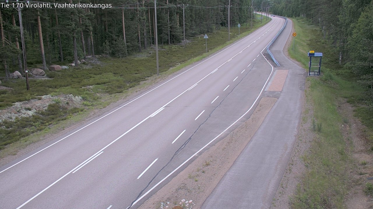 Kelikamerat Kuva Tie 170 Virolahti, Vaahterikonkangas, Virolahti, Kymenlaakso