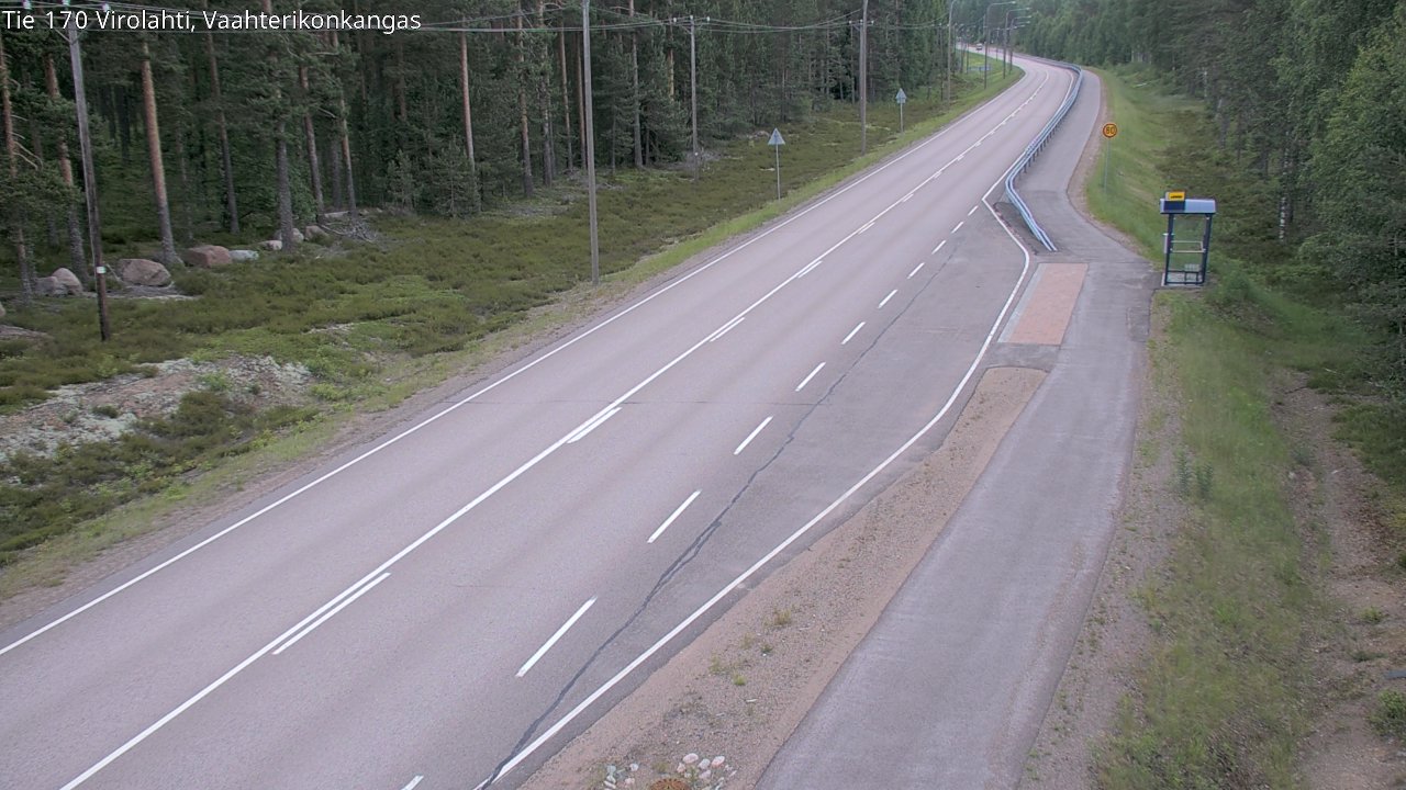 Kelikamerat Kuva Tie 170 Virolahti, Vaahterikonkangas, Virolahti, Kymenlaakso