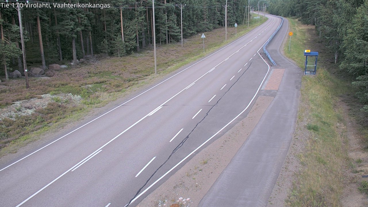 Kelikamerat Kuva Tie 170 Virolahti, Vaahterikonkangas, Virolahti, Kymenlaakso