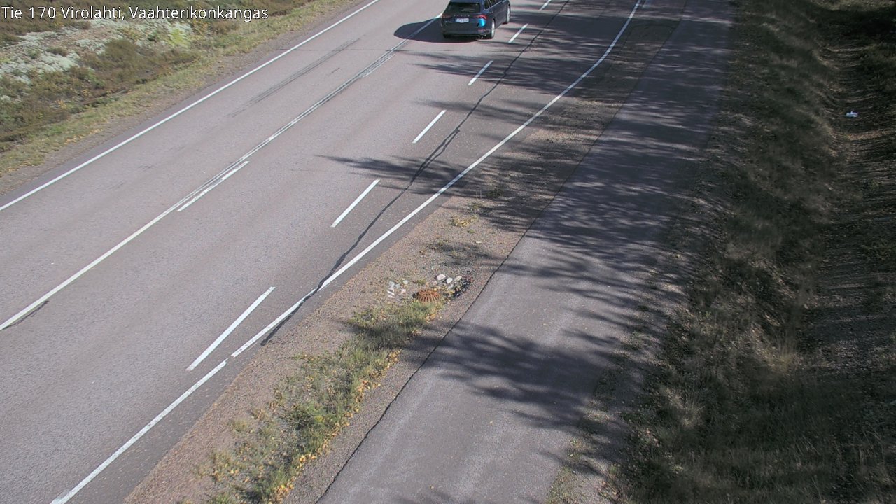 Weather Camera Image Väg 170 Vederlax, Vaahterikonkangas, Virolahti, Kymenlaakso