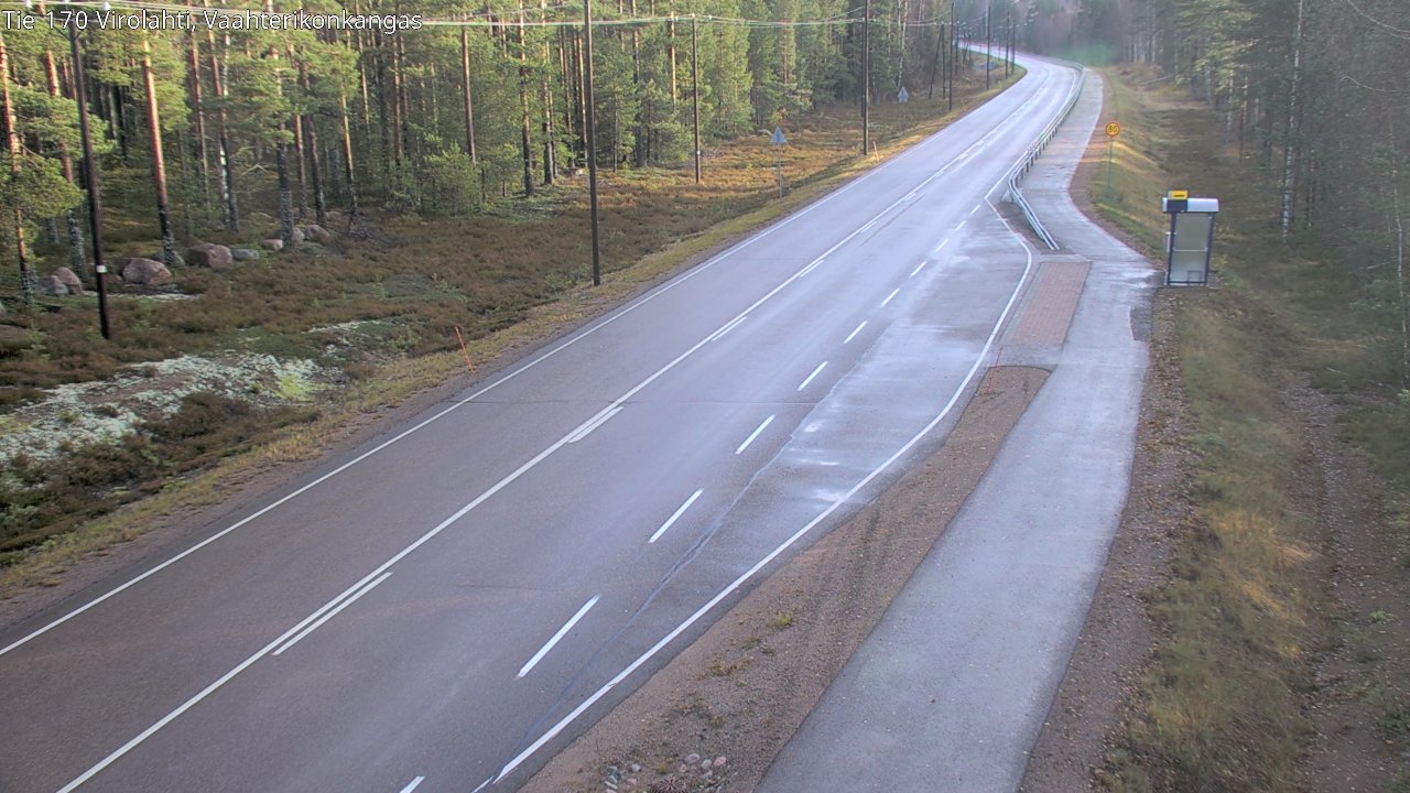 Kelikamerat Kuva Tie 170 Virolahti, Vaahterikonkangas, Virolahti, Kymenlaakso