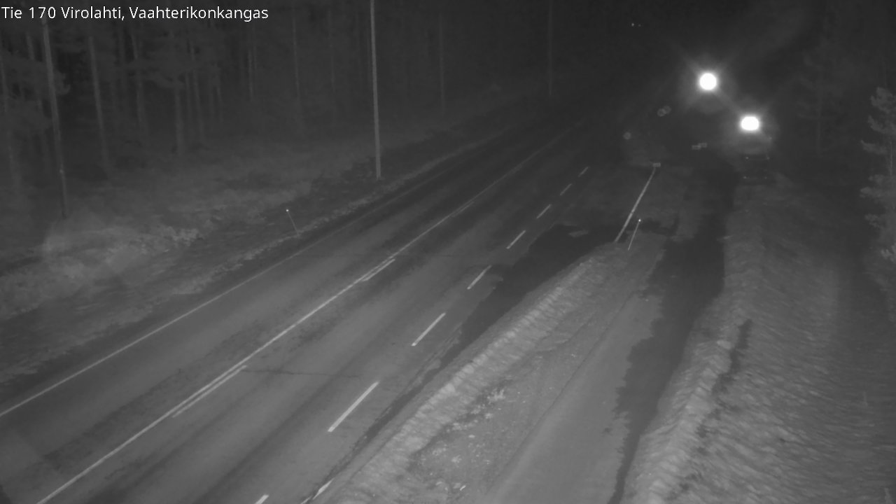 Weather Camera Image Väg 170 Vederlax, Vaahterikonkangas, Virolahti, Kymenlaakso