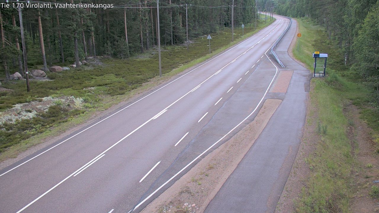 Kelikamerat Kuva Tie 170 Virolahti, Vaahterikonkangas, Virolahti, Kymenlaakso