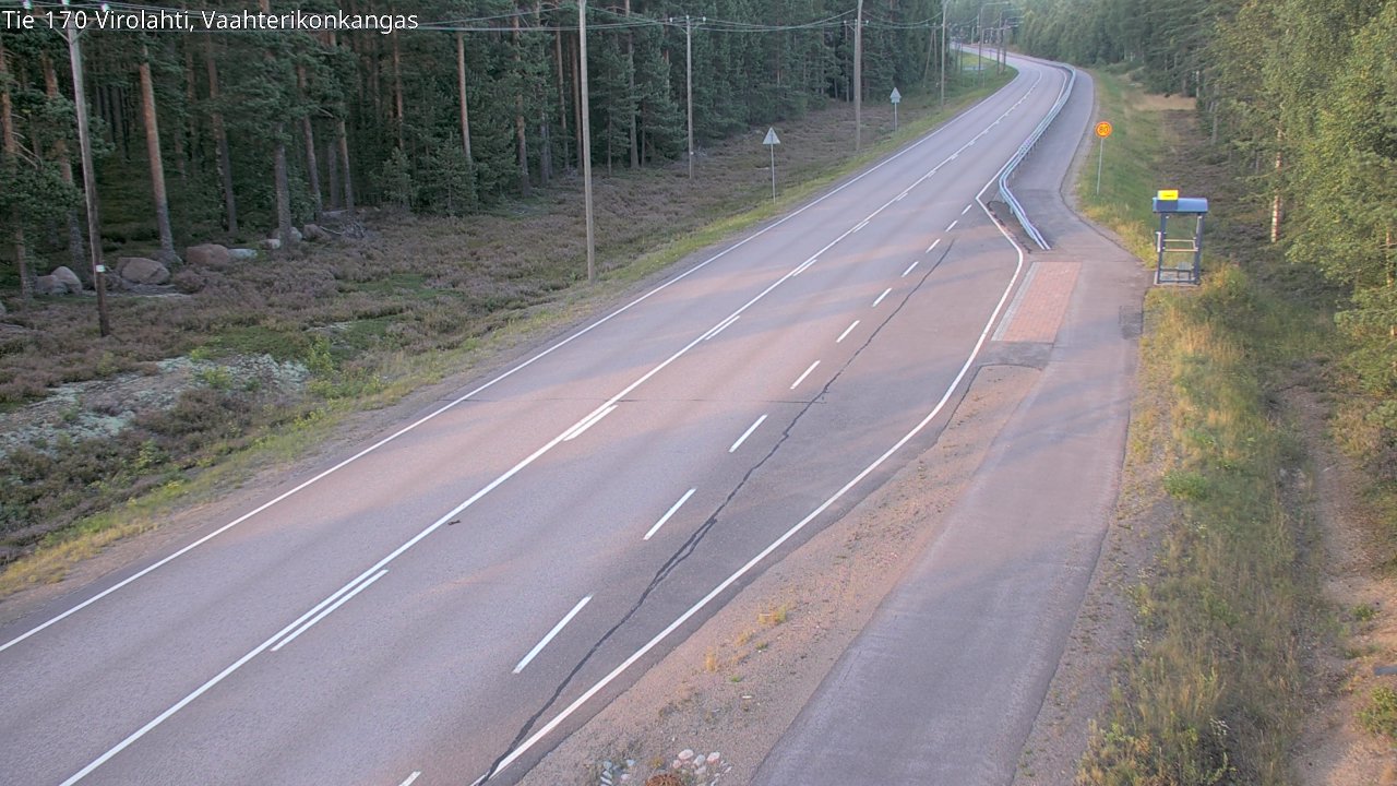 Kelikamerat Kuva Tie 170 Virolahti, Vaahterikonkangas, Virolahti, Kymenlaakso