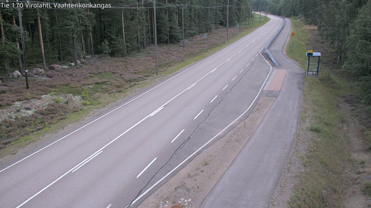 Kelikamerat Kuva Tie 170 Virolahti, Vaahterikonkangas, Virolahti, Kymenlaakso