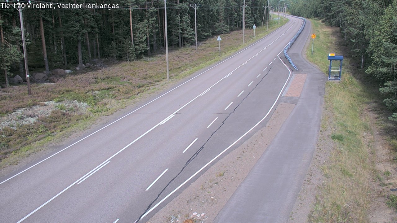Kelikamerat Kuva Tie 170 Virolahti, Vaahterikonkangas, Virolahti, Kymenlaakso