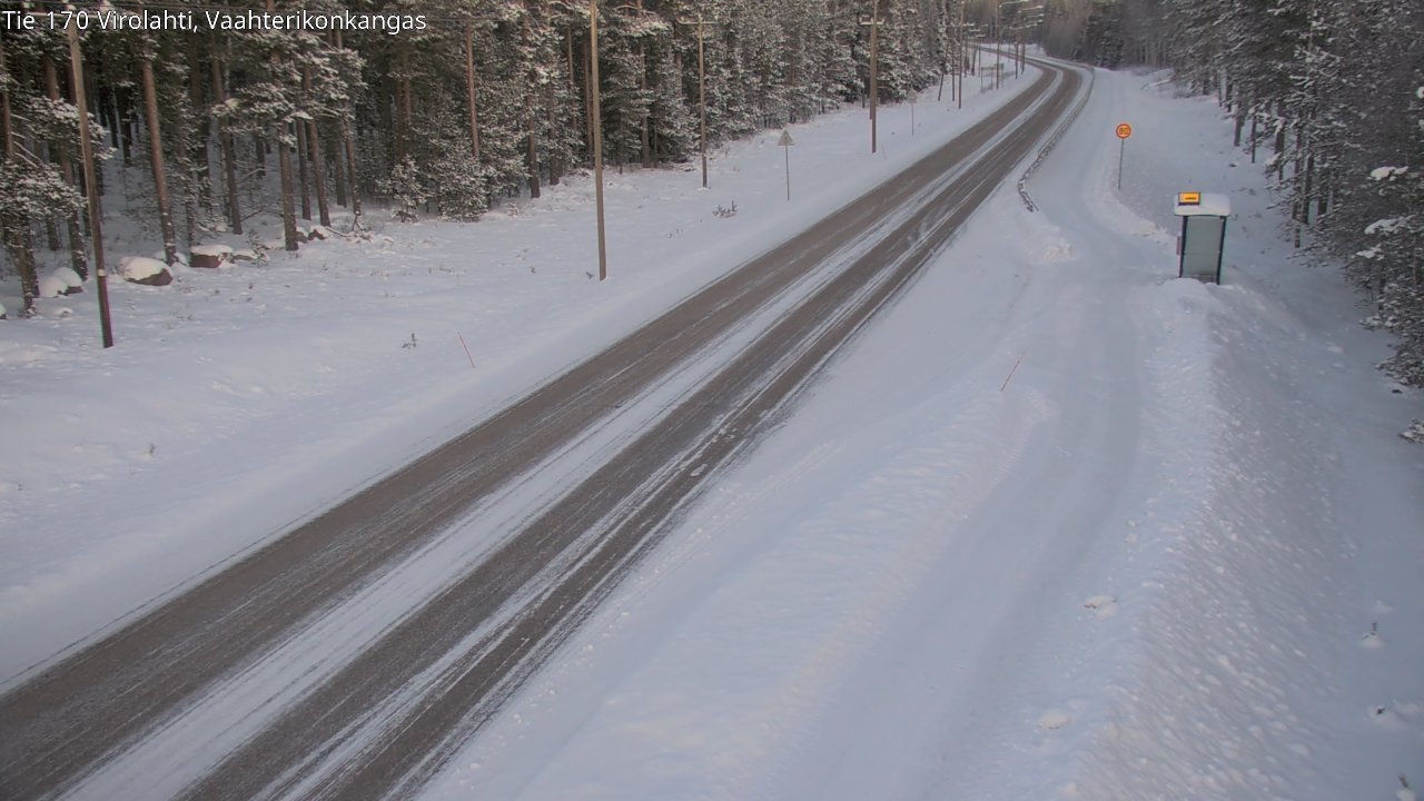 Kelikamerat Kuva Tie 170 Virolahti, Vaahterikonkangas, Virolahti, Kymenlaakso