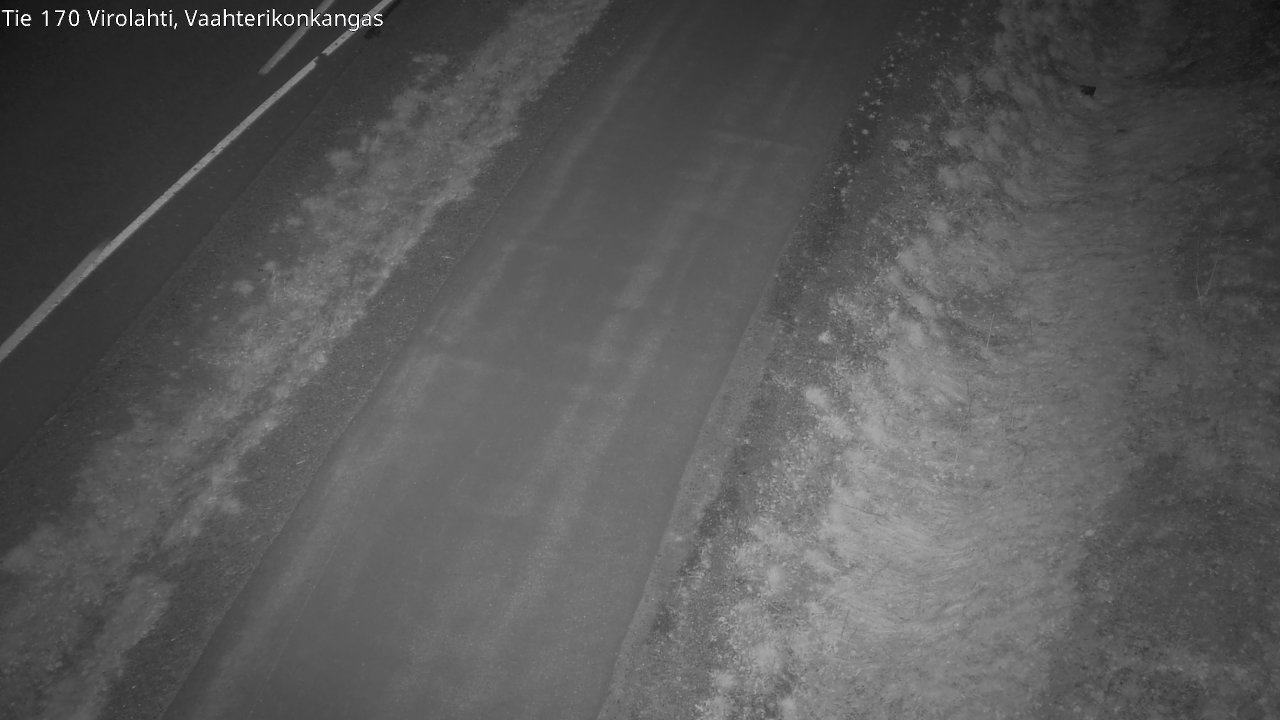 Weather Camera Image Väg 170 Vederlax, Vaahterikonkangas, Virolahti, Kymenlaakso