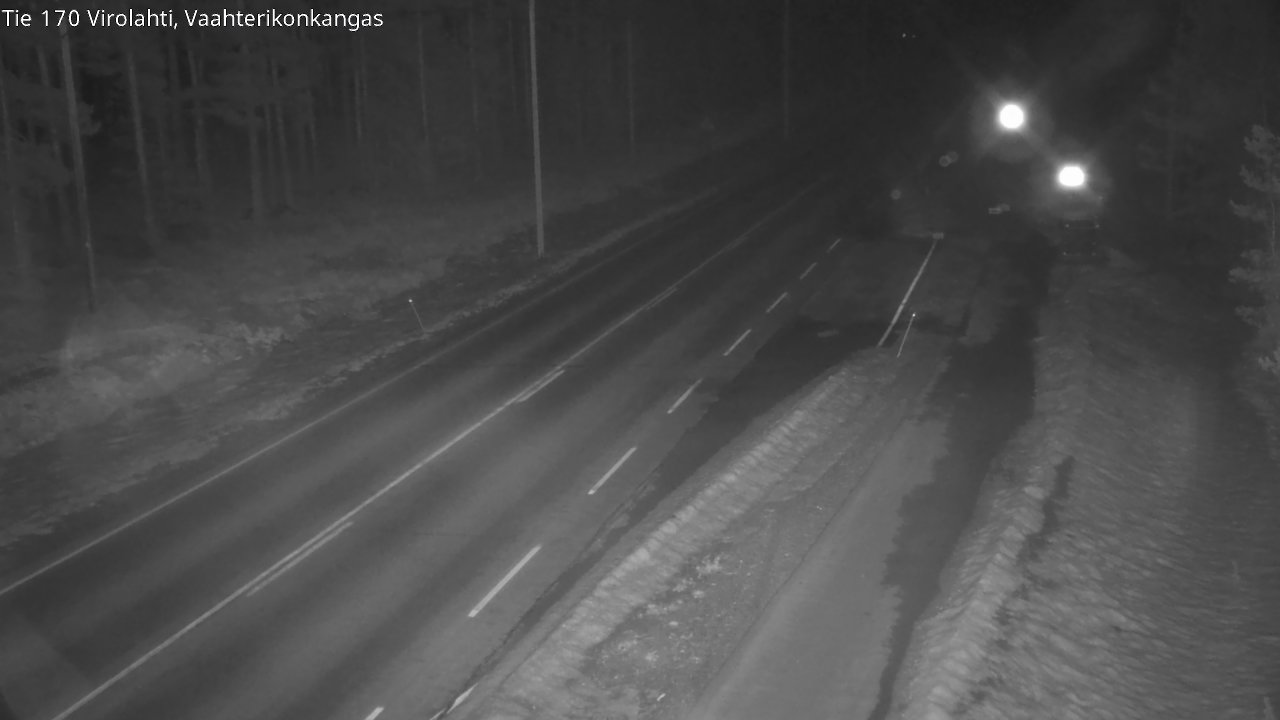 Weather Camera Image Väg 170 Vederlax, Vaahterikonkangas, Virolahti, Kymenlaakso