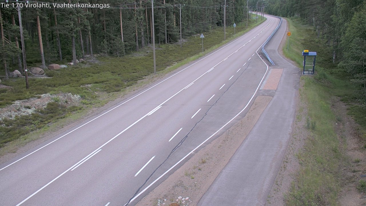 Kelikamerat Kuva Tie 170 Virolahti, Vaahterikonkangas, Virolahti, Kymenlaakso