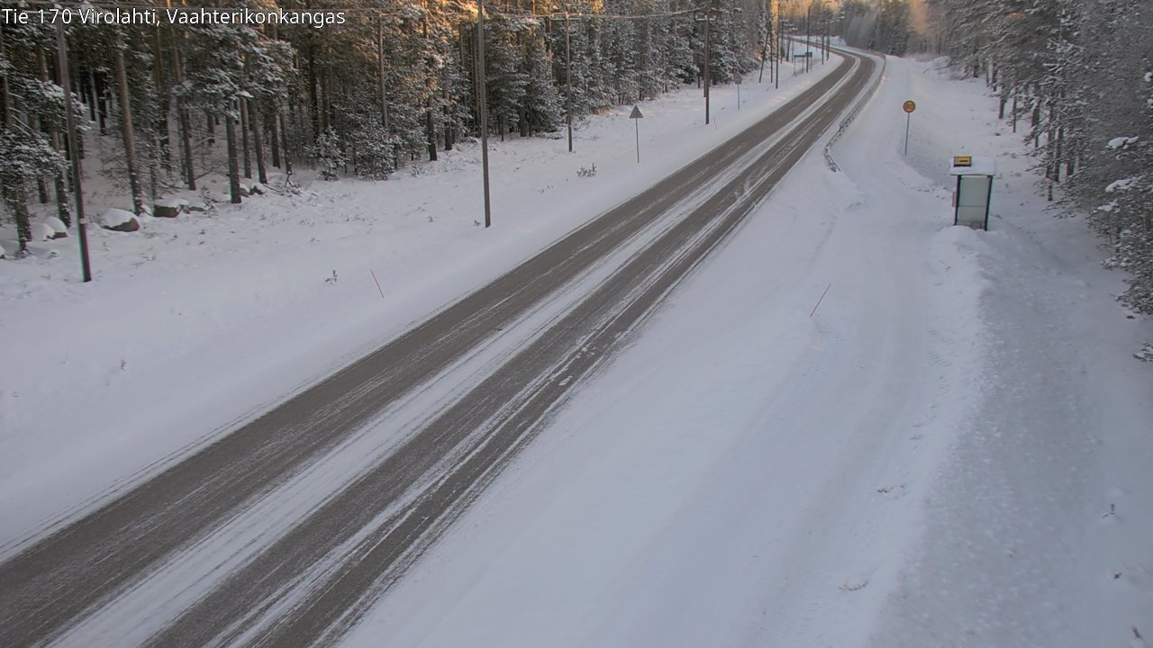 Kelikamerat Kuva Tie 170 Virolahti, Vaahterikonkangas, Virolahti, Kymenlaakso