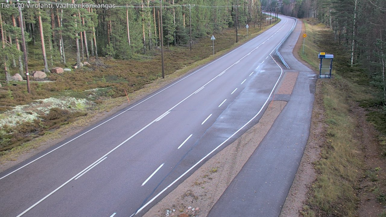 Kelikamerat Kuva Tie 170 Virolahti, Vaahterikonkangas, Virolahti, Kymenlaakso