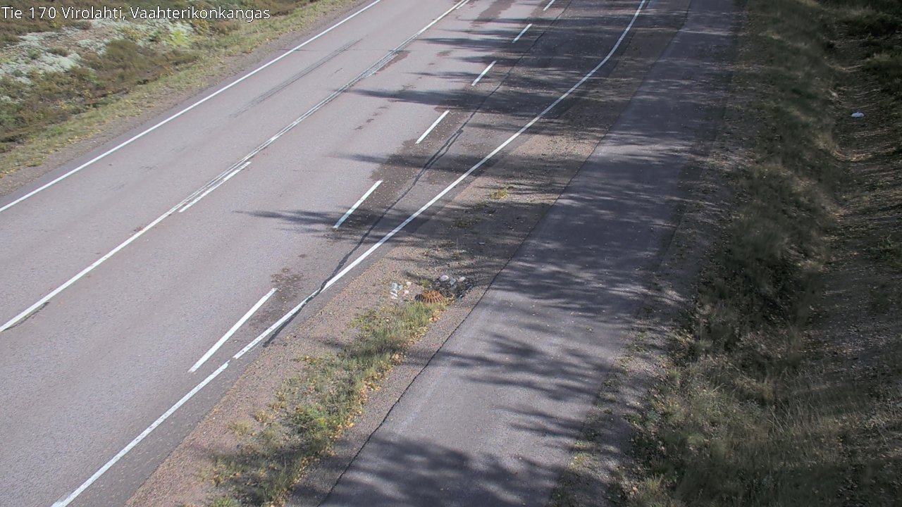 Weather Camera Image Väg 170 Vederlax, Vaahterikonkangas, Virolahti, Kymenlaakso