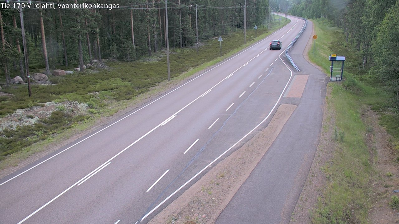 Kelikamerat Kuva Tie 170 Virolahti, Vaahterikonkangas, Virolahti, Kymenlaakso