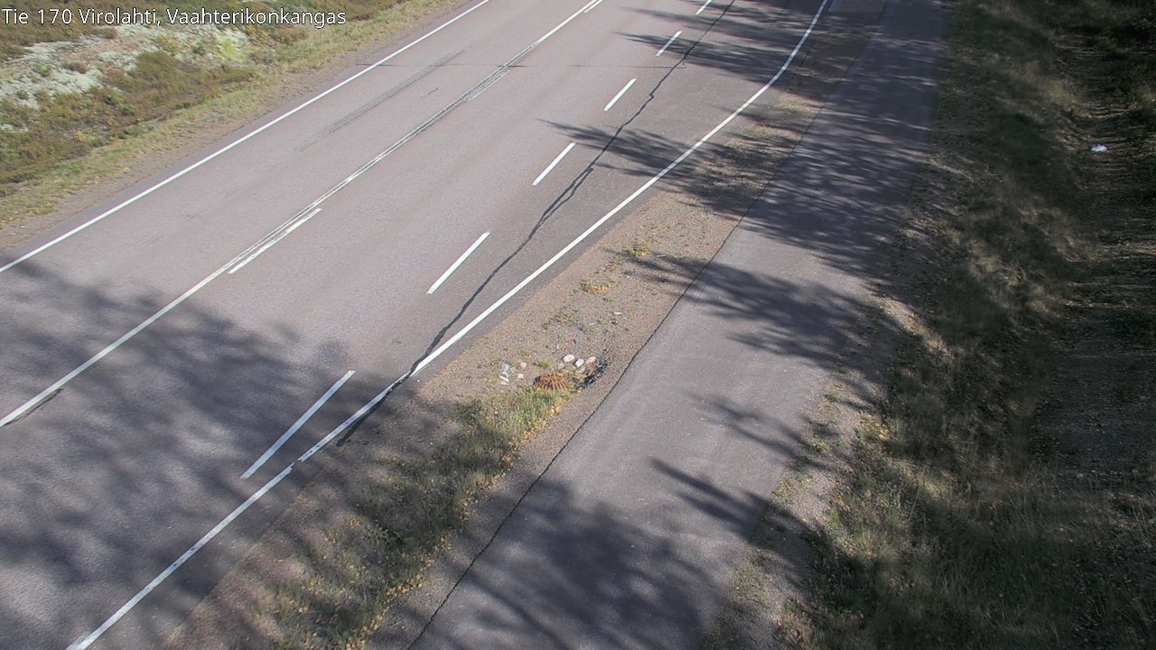 Weather Camera Image Väg 170 Vederlax, Vaahterikonkangas, Virolahti, Kymenlaakso