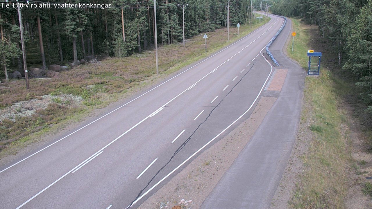 Kelikamerat Kuva Tie 170 Virolahti, Vaahterikonkangas, Virolahti, Kymenlaakso