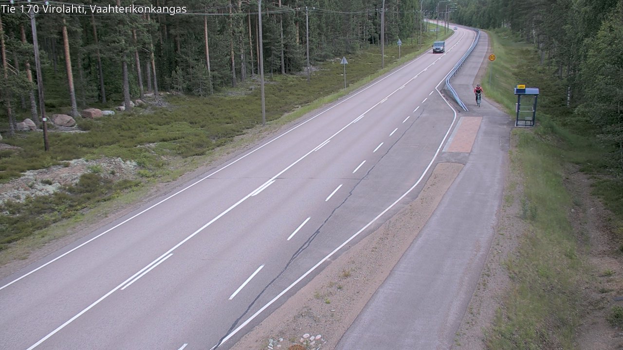 Kelikamerat Kuva Tie 170 Virolahti, Vaahterikonkangas, Virolahti, Kymenlaakso