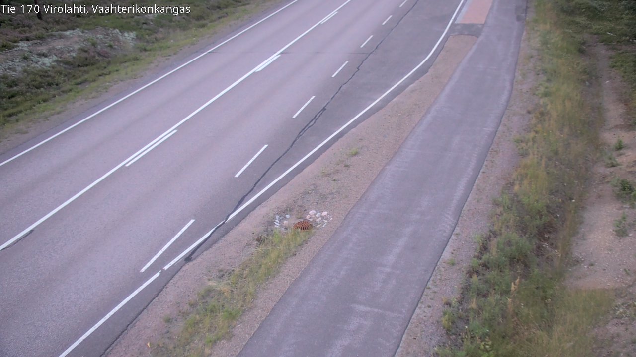 Weather Camera Image Road 170 Virolahti, Vaahterikonkangas, Virolahti, Kymenlaakso