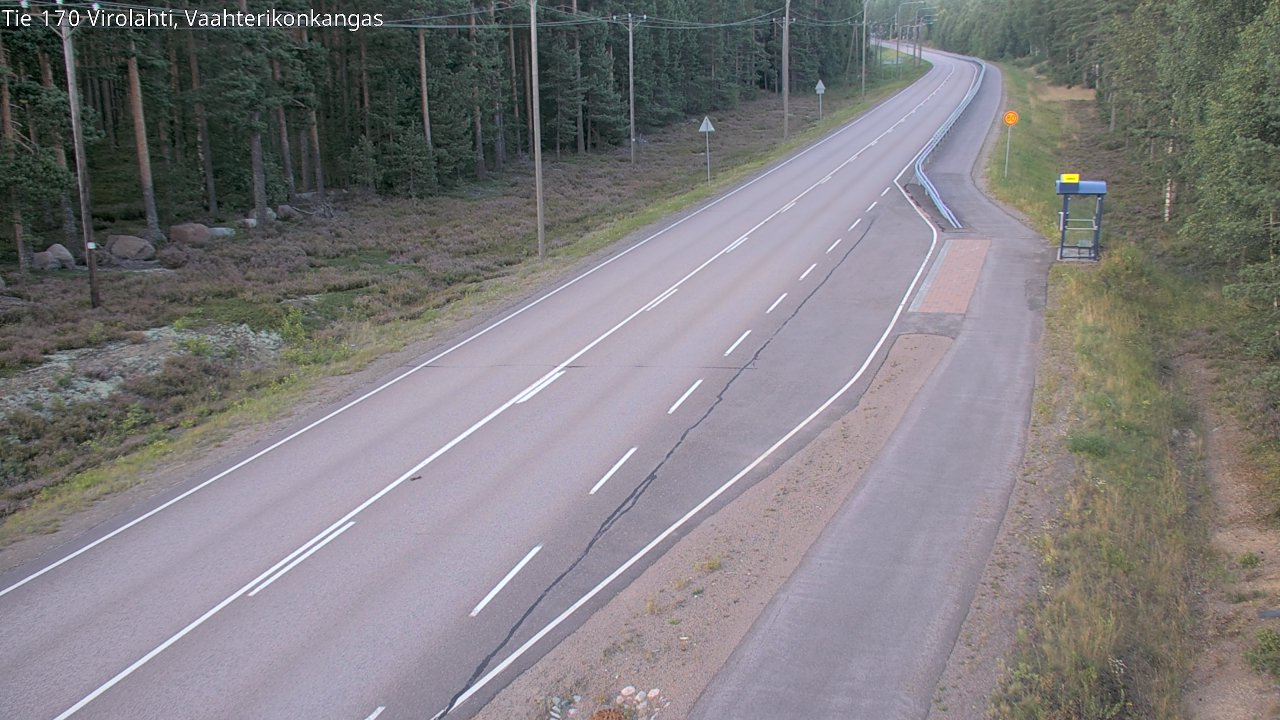 Kelikamerat Kuva Tie 170 Virolahti, Vaahterikonkangas, Virolahti, Kymenlaakso