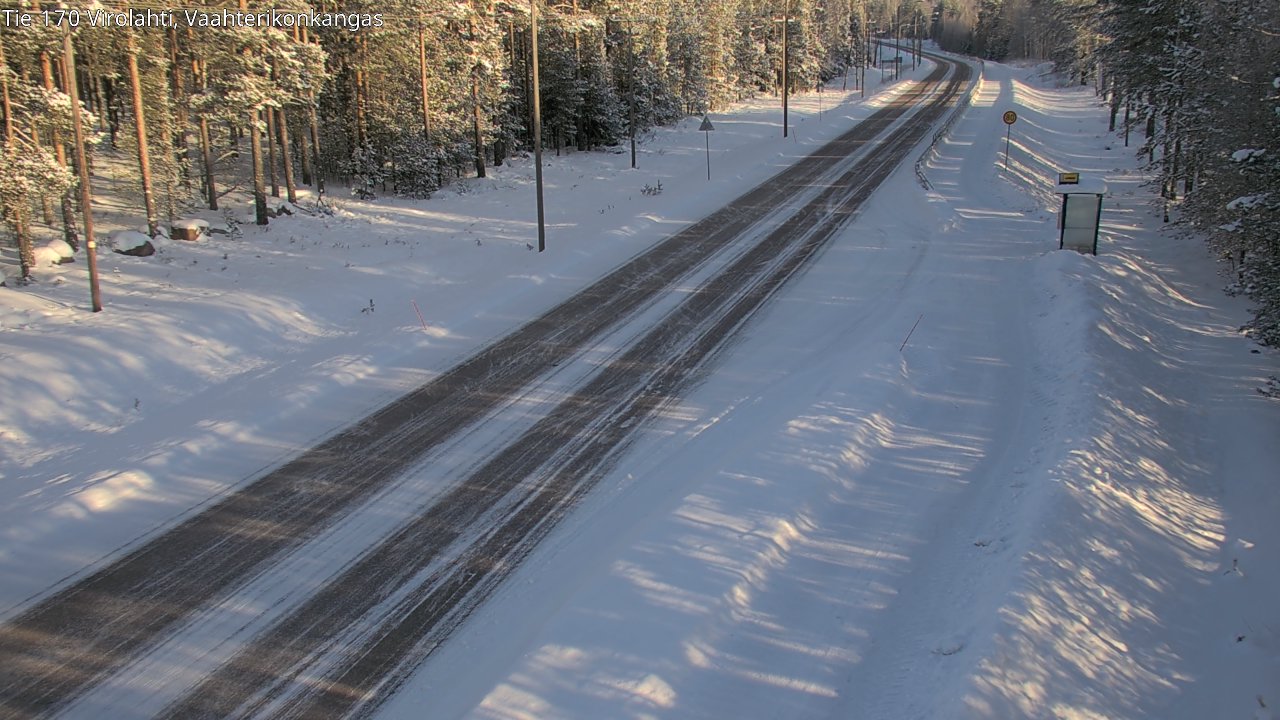 Kelikamerat Kuva Tie 170 Virolahti, Vaahterikonkangas, Virolahti, Kymenlaakso