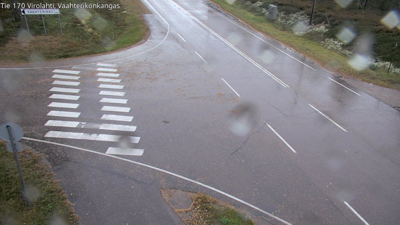Weather Camera Image Väg 170 Vederlax, Vaahterikonkangas, Virolahti, Kymenlaakso
