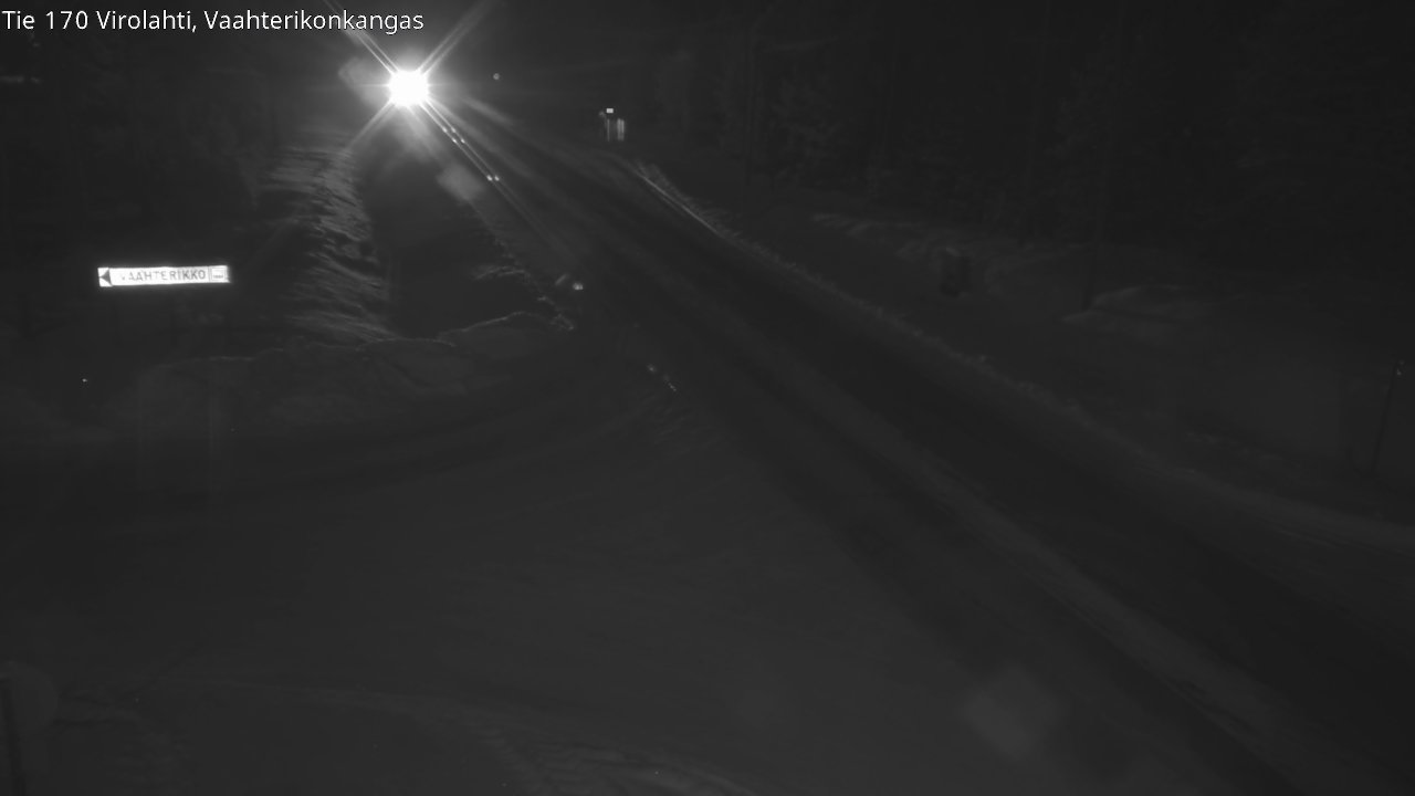 Weather Camera Image Road 170 Virolahti, Vaahterikonkangas, Virolahti, Kymenlaakso