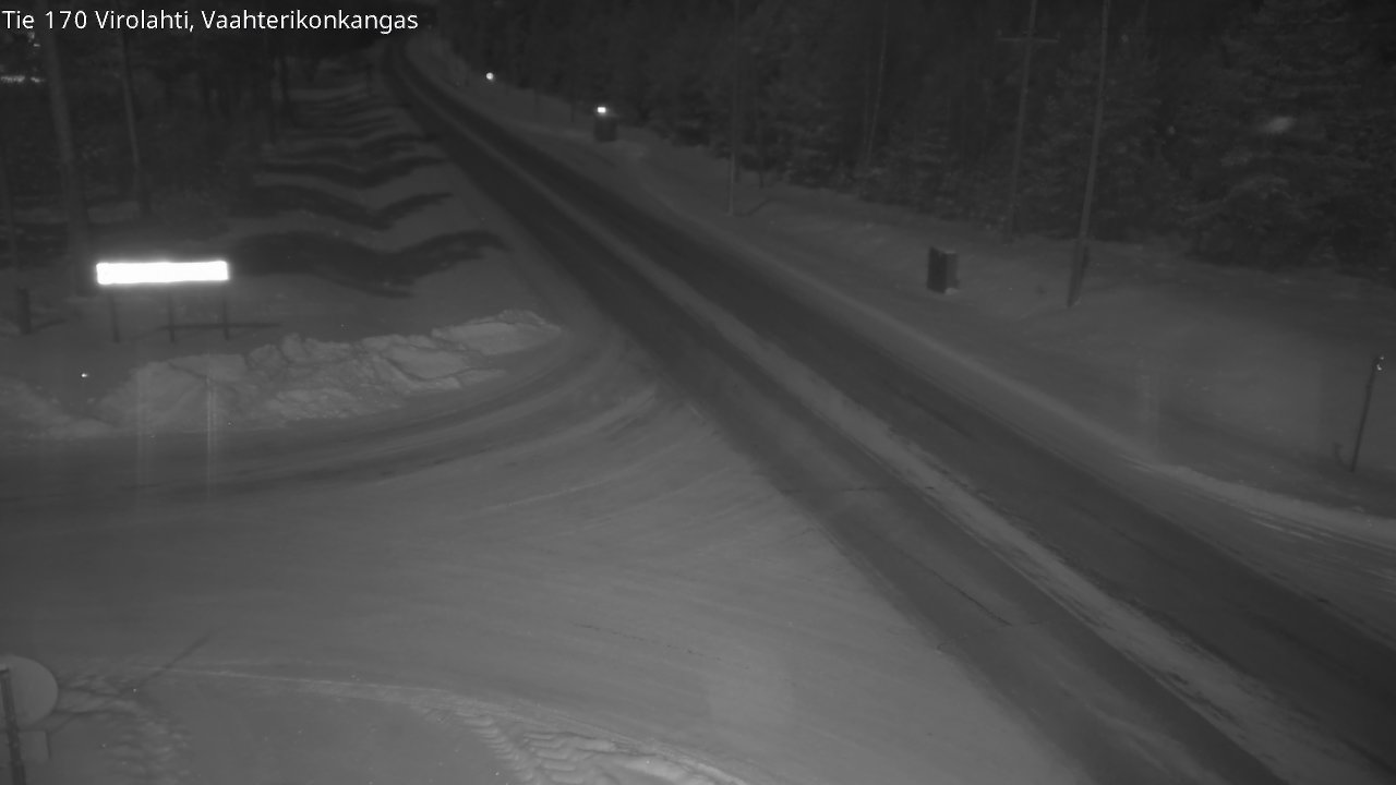 Weather Camera Image Road 170 Virolahti, Vaahterikonkangas, Virolahti, Kymenlaakso