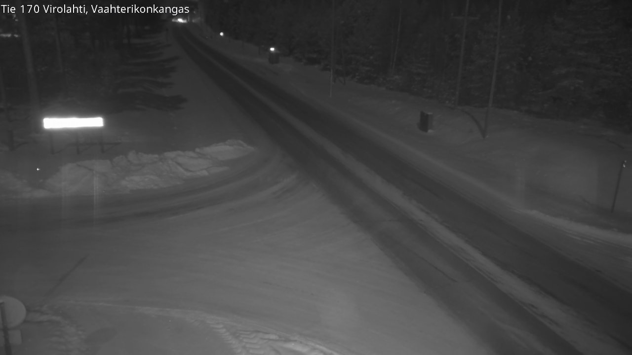 Weather Camera Image Väg 170 Vederlax, Vaahterikonkangas, Virolahti, Kymenlaakso