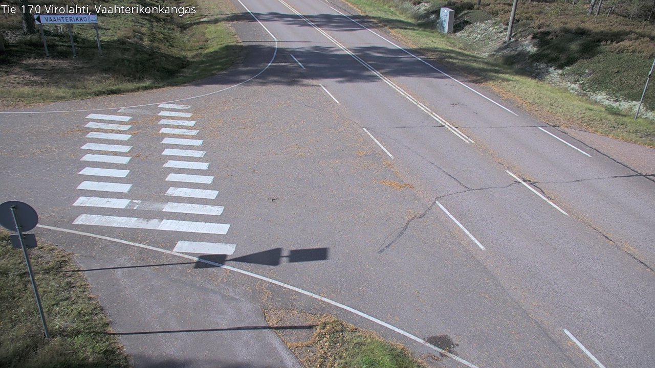 Weather Camera Image Road 170 Virolahti, Vaahterikonkangas, Virolahti, Kymenlaakso