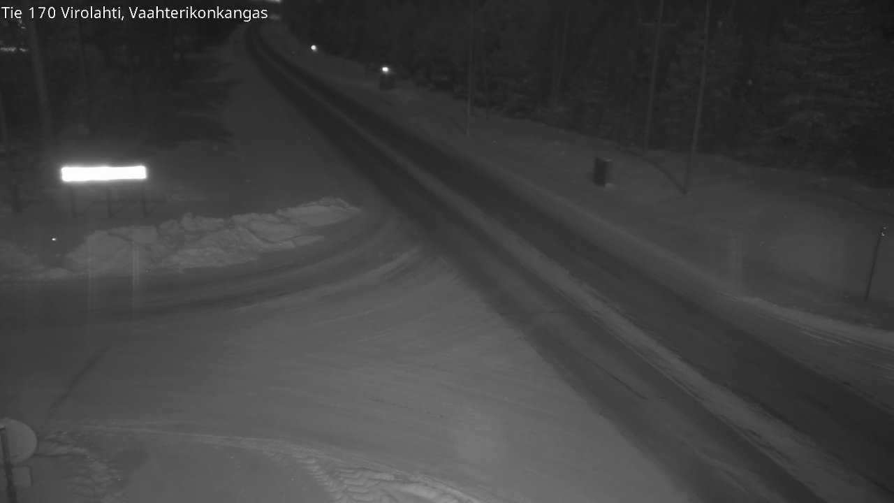 Weather Camera Image Väg 170 Vederlax, Vaahterikonkangas, Virolahti, Kymenlaakso