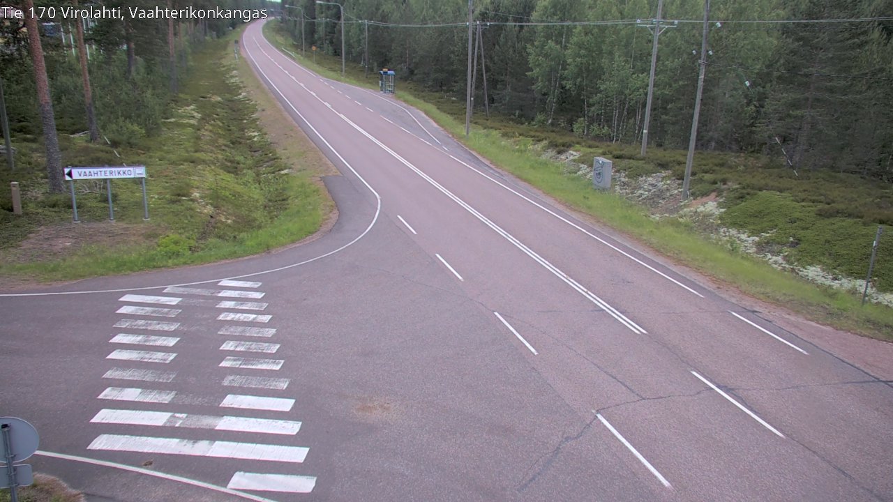 Kelikamerat Kuva Tie 170 Virolahti, Vaahterikonkangas, Virolahti, Kymenlaakso