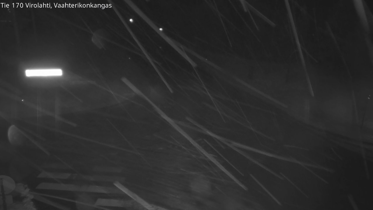 Weather Camera Image Väg 170 Vederlax, Vaahterikonkangas, Virolahti, Kymenlaakso