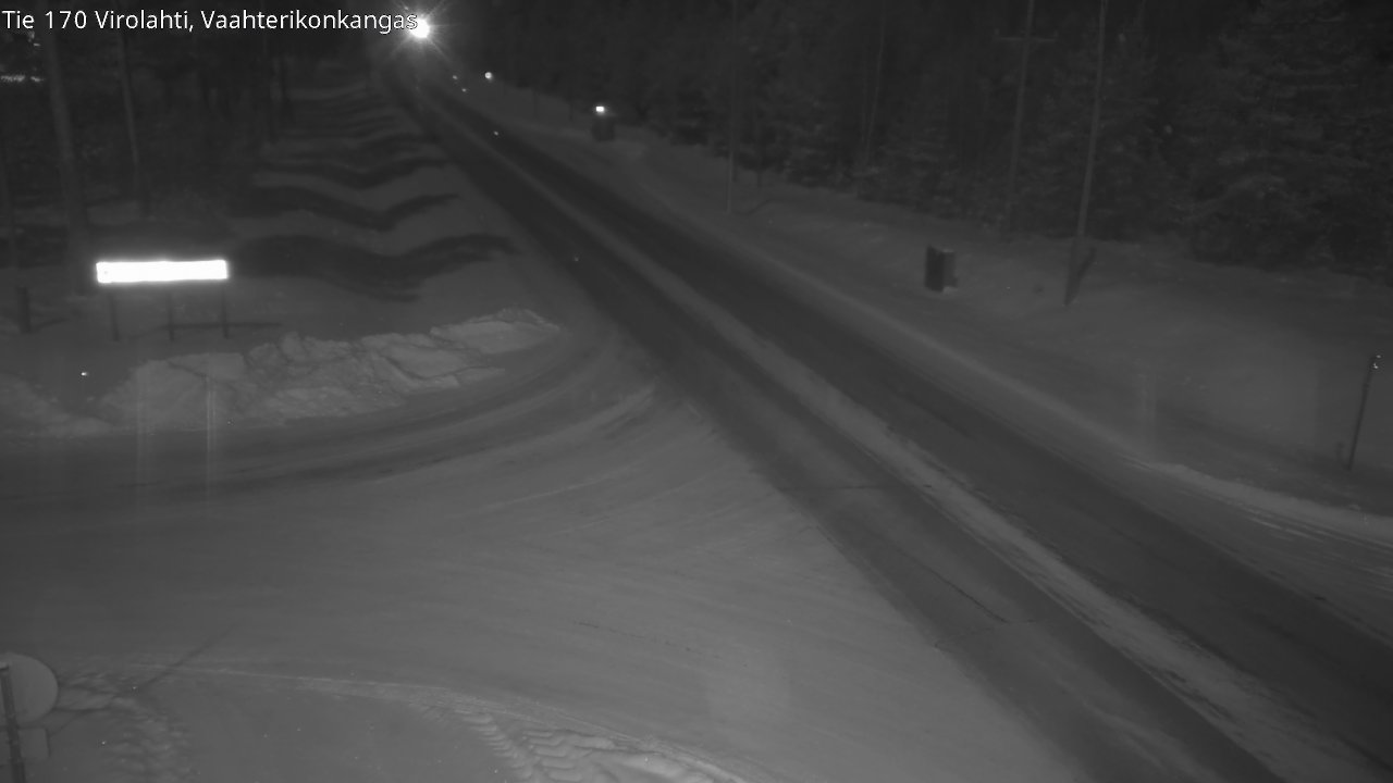 Weather Camera Image Road 170 Virolahti, Vaahterikonkangas, Virolahti, Kymenlaakso