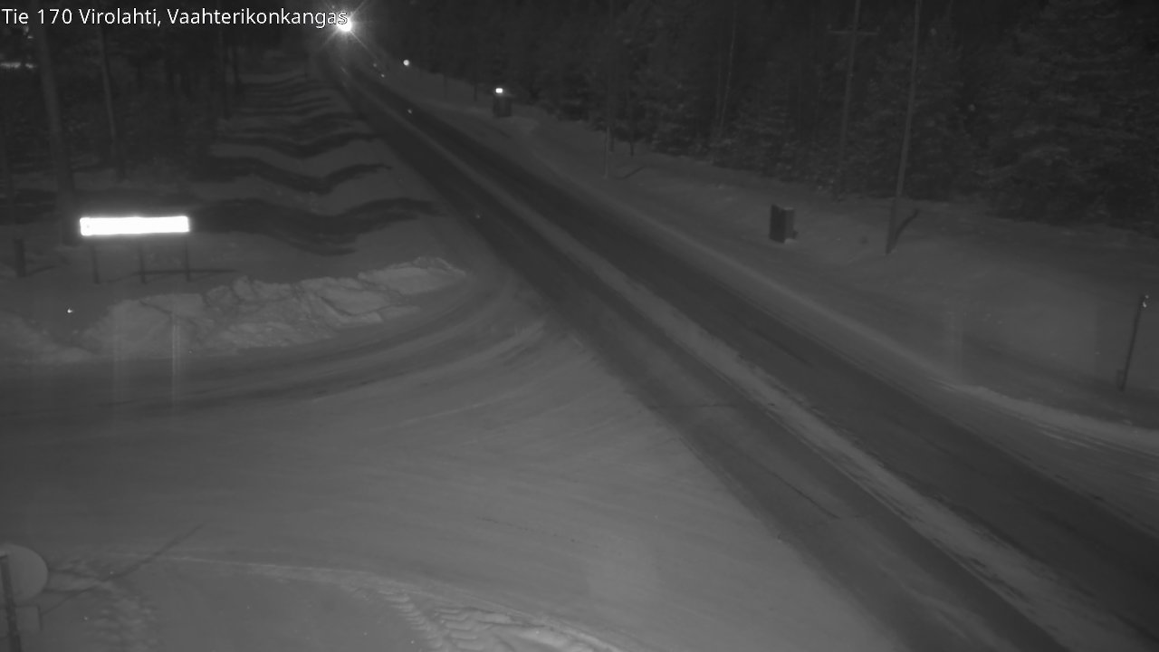 Weather Camera Image Road 170 Virolahti, Vaahterikonkangas, Virolahti, Kymenlaakso