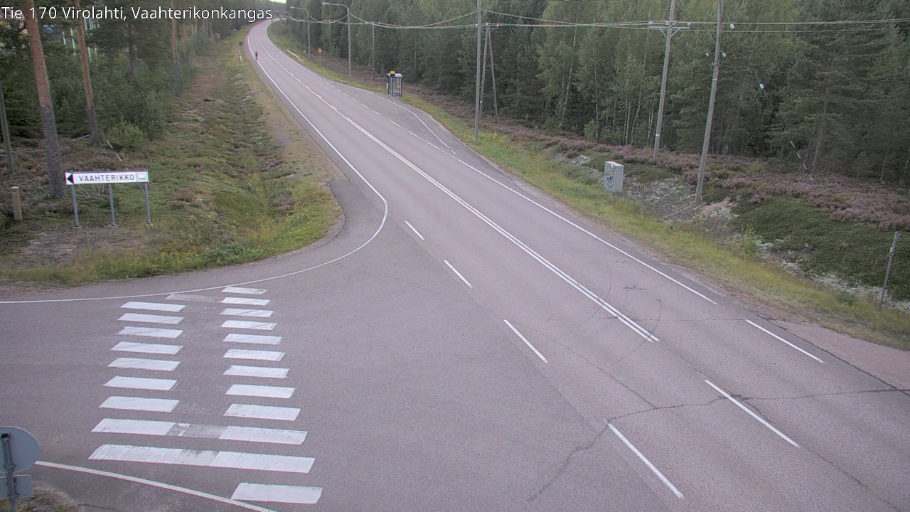 Kelikamerat Kuva Tie 170 Virolahti, Vaahterikonkangas, Virolahti, Kymenlaakso