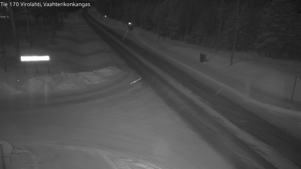 Weather Camera Image Road 170 Virolahti, Vaahterikonkangas, Virolahti, Kymenlaakso
