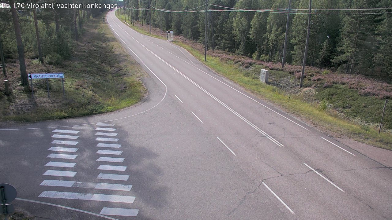 Kelikamerat Kuva Tie 170 Virolahti, Vaahterikonkangas, Virolahti, Kymenlaakso