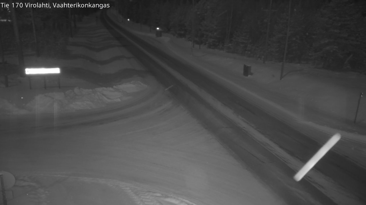 Weather Camera Image Road 170 Virolahti, Vaahterikonkangas, Virolahti, Kymenlaakso