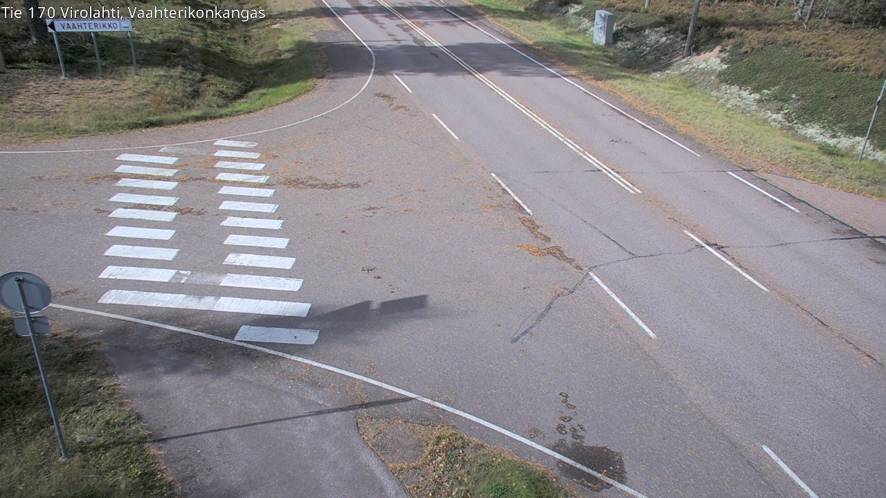 Weather Camera Image Road 170 Virolahti, Vaahterikonkangas, Virolahti, Kymenlaakso