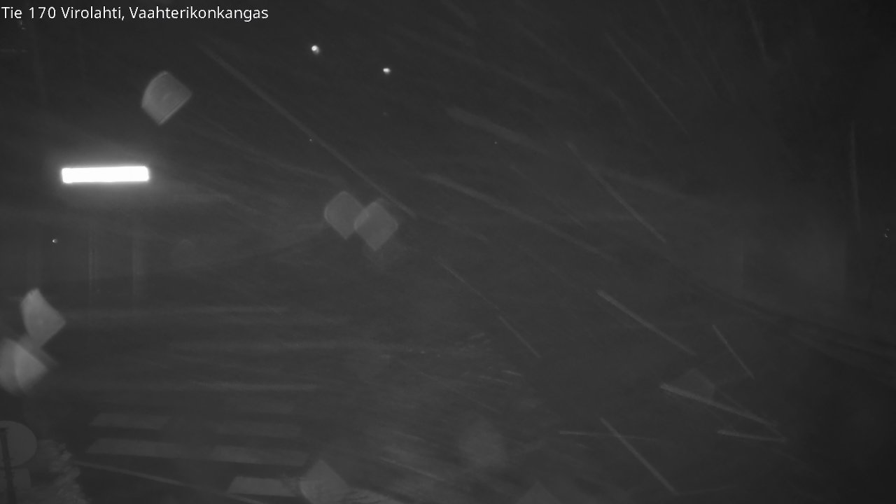 Weather Camera Image Väg 170 Vederlax, Vaahterikonkangas, Virolahti, Kymenlaakso