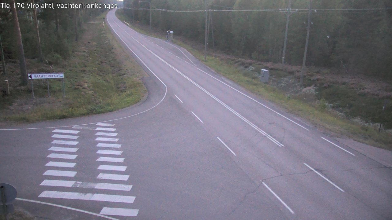 Kelikamerat Kuva Tie 170 Virolahti, Vaahterikonkangas, Virolahti, Kymenlaakso