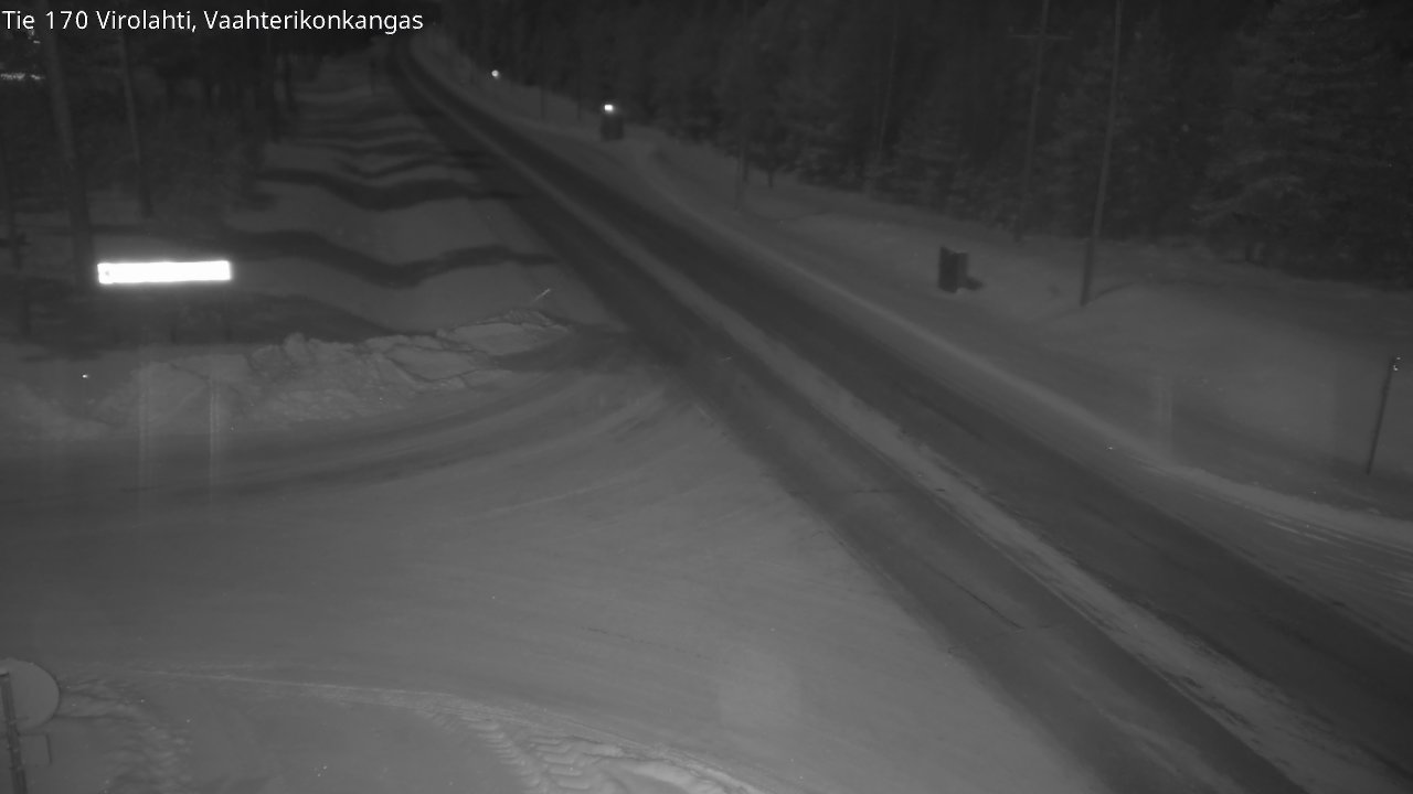Weather Camera Image Road 170 Virolahti, Vaahterikonkangas, Virolahti, Kymenlaakso