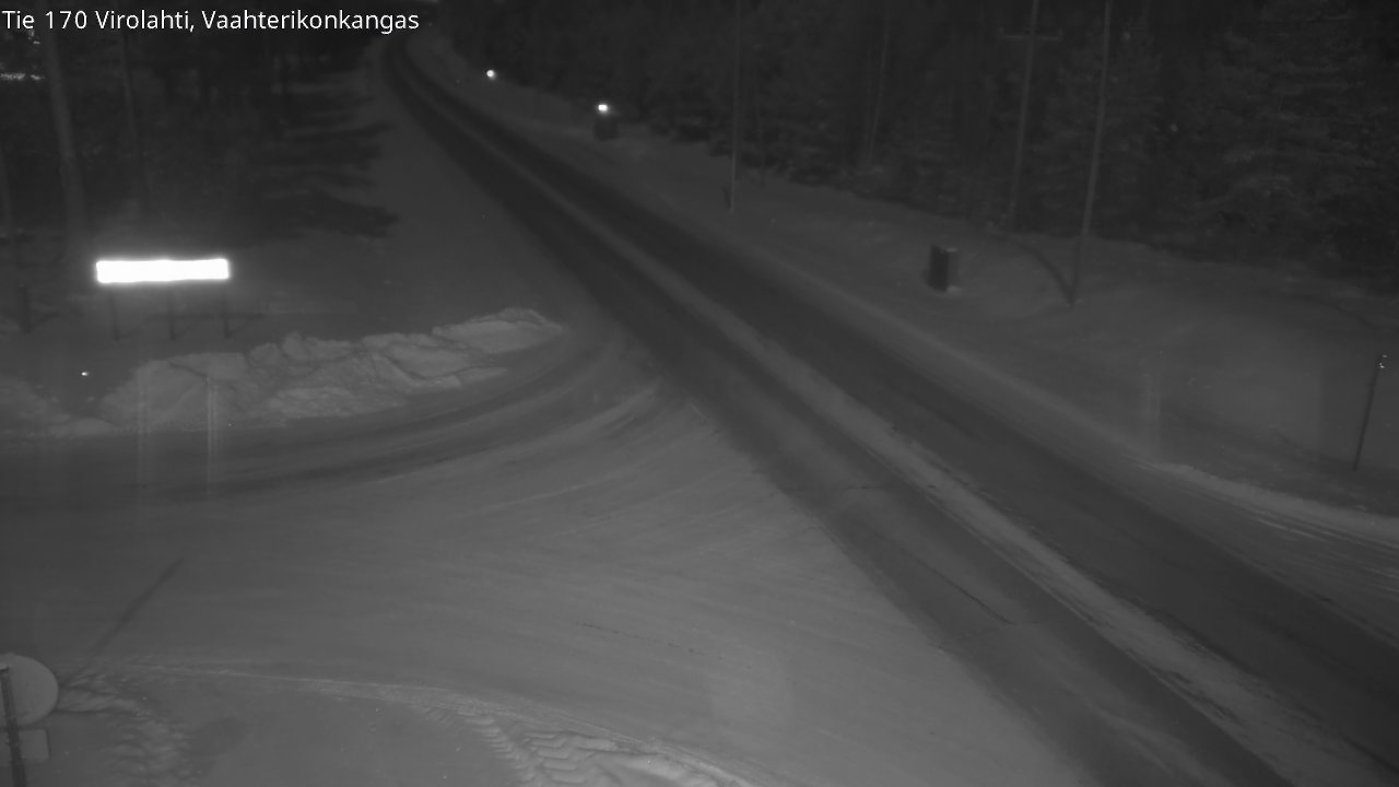 Weather Camera Image Väg 170 Vederlax, Vaahterikonkangas, Virolahti, Kymenlaakso