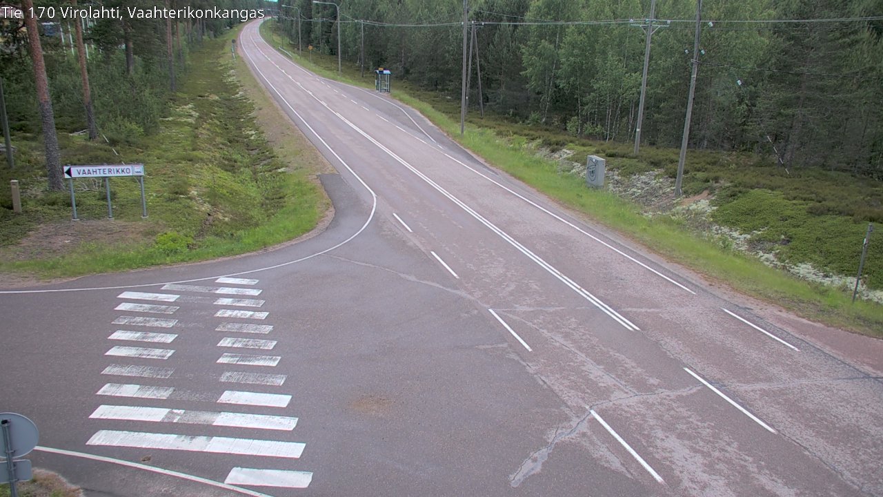 Kelikamerat Kuva Tie 170 Virolahti, Vaahterikonkangas, Virolahti, Kymenlaakso