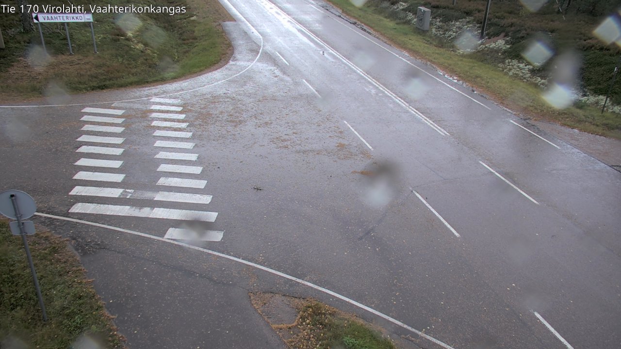 Weather Camera Image Väg 170 Vederlax, Vaahterikonkangas, Virolahti, Kymenlaakso