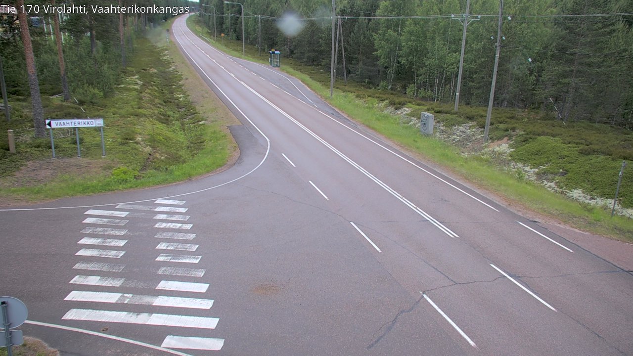 Kelikamerat Kuva Tie 170 Virolahti, Vaahterikonkangas, Virolahti, Kymenlaakso