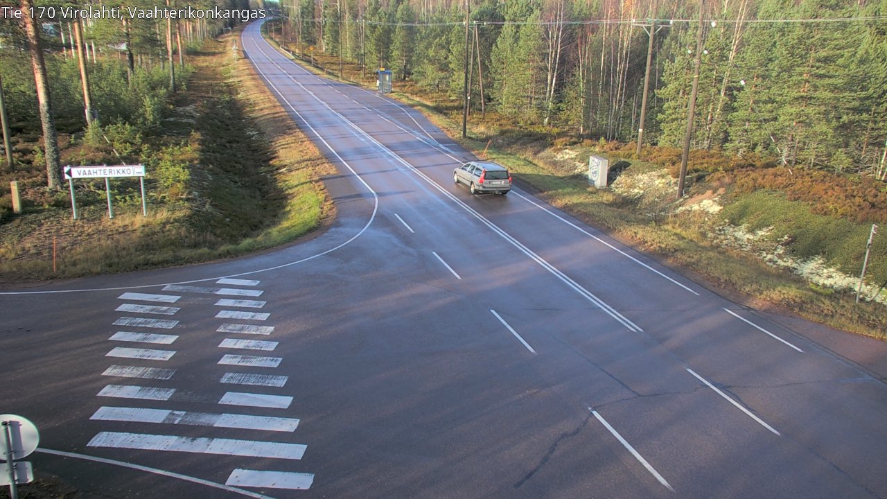 Kelikamerat Kuva Tie 170 Virolahti, Vaahterikonkangas, Virolahti, Kymenlaakso