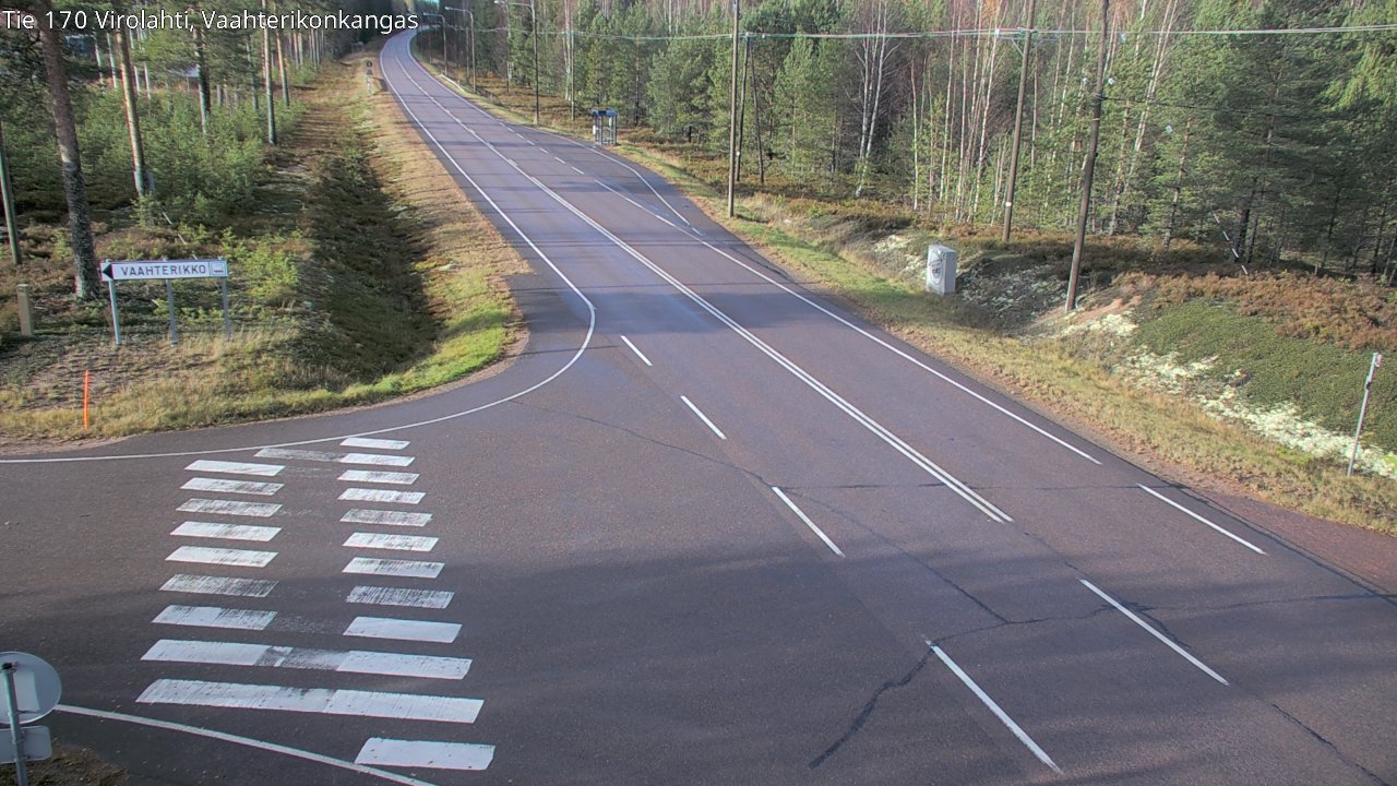 Kelikamerat Kuva Tie 170 Virolahti, Vaahterikonkangas, Virolahti, Kymenlaakso